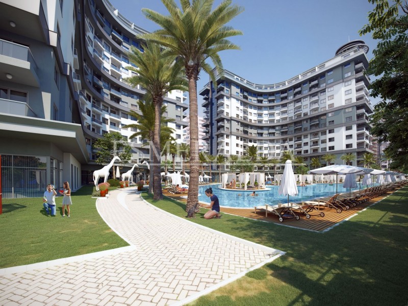 Alanya  Mahmutlar  Serenity  Sitesinde  1+1 Daire