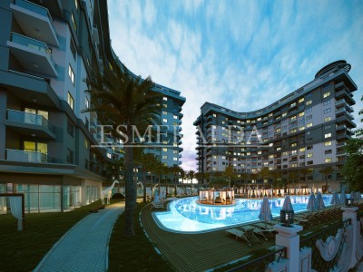 Alanya  Mahmutlar  Serenity  Sitesinde  1+1 Daire
