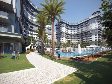 Alanya  Mahmutlar  Serenity  Sitesinde  1+1 Daire
