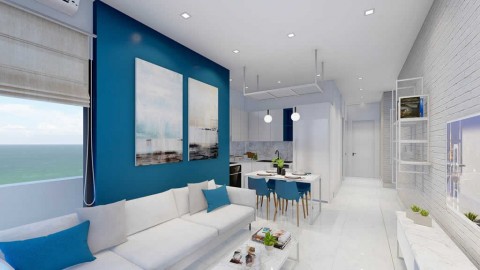 Alanya Mahmutlar  Mahallesinde  Satılık  2+1  Daire