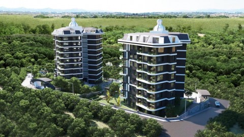 Alanya Demirtaş'ta Deniz Manzaralı 2+1 Satılık Yeni Daire