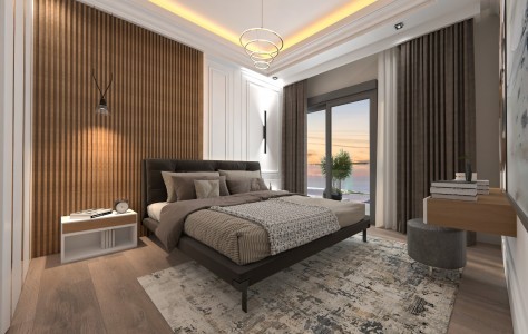 Alanya  Trio Hill Residence By Goldcity'de Satılık  Lüks Daire