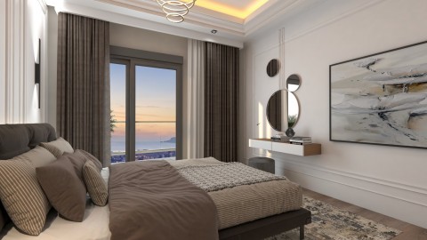 Alanya  Trio Hill Residence By Goldcity'de Satılık  Lüks Daire