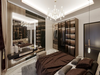 Alanya Alya 1 Sitesinde  Satılık  Lüks Villa