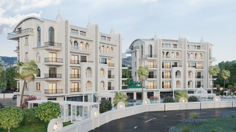 Alanya Kargıcak  Mahallesinde Yeni Lüks Satılık 1+1 Daire