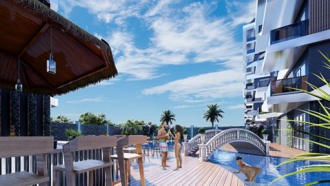 Alanya Payallar  Mah  1+1 Yeni Satılık Daire