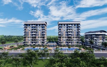 Alanya Payallar  Mah  1+1 Yeni Satılık Daire