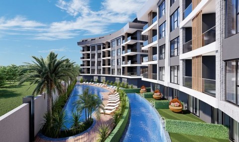 Alanya Konaklı 'da  1+1 Yeni Satılık Daire