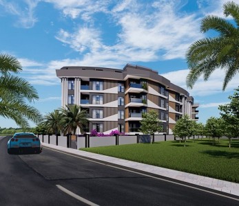 Alanya Konaklı 'da  1+1 Yeni Satılık Daire
