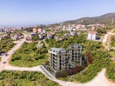 Alanya Çıplaklı   Mahallesinde Yeni Lüks Satılık 2+1 Daire