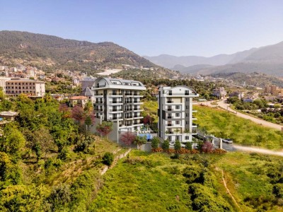 Alanya Çıplaklı   Mahallesinde Yeni Lüks Satılık 2+1 Daire
