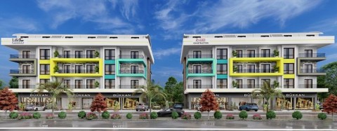 Alanya Oba 'da  1+1 Yeni Satılık Daire