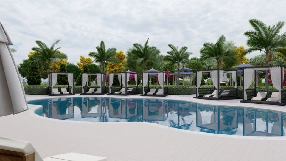 Alanya Elisa Tower 'de Satılık 1+1 Daire