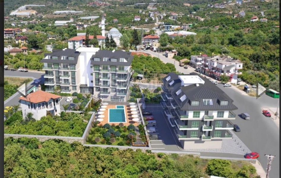 Alanya Olive Park Residence'de Satılık  Lüks 2+1 Daire