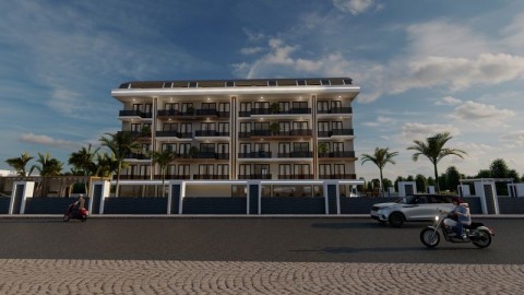 Alanya Green Sıde  Residence'de Satılık  Lüks 1+1 Daire