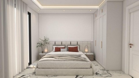 Alanya Serene Park Sitesin'de Satılık  Lüks 1+1 Daire