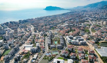 Alanya Square Sitesinde   Yeni Lüks Satılık 1+1 Daire