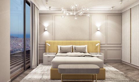 Alanya Küçükhasbahçe  Mahallesinde Yeni Lüks Satılık 2+1 Daire