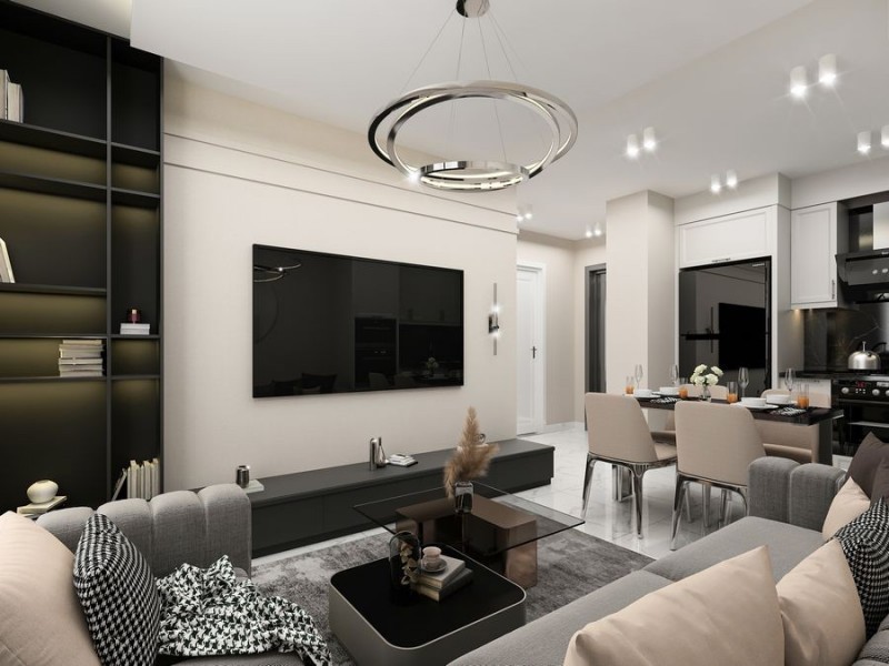 Alanya Tosmur Mare Life Sitesinde 1+1 Satılık Yeni Daire