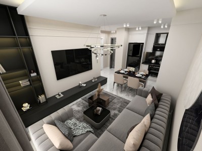 Alanya Tosmur Mare Life Sitesinde 1+1 Satılık Yeni Daire