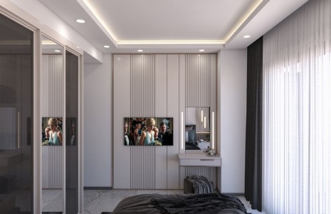 Alanya Kargıcak  Mahallesinde Yeni Lüks Satılık 1+1 Daire