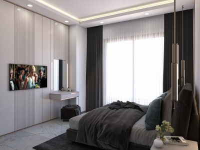 Alanya Kargıcak  Mahallesinde Yeni Lüks Satılık 1+1 Daire